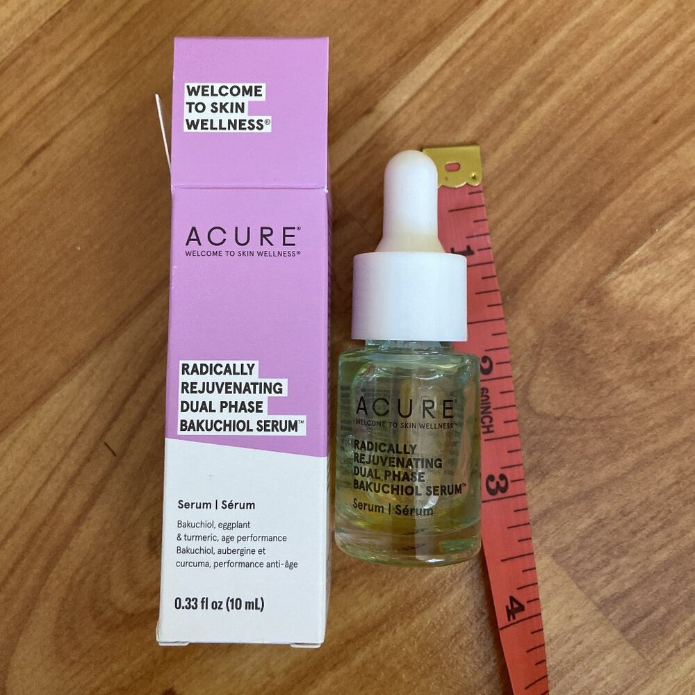 Acure Radically Rejuvenating Dual Phase Bakuchiol Serum .33 fl oz